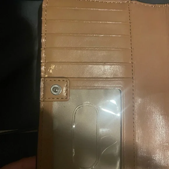 Coach Orange and Brown Leather Crossbody Bag - Picture 3 of 3